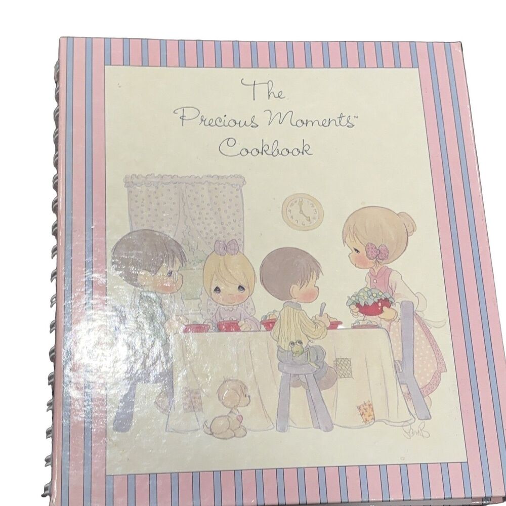 Enesco The Precious Moments Cookbook Spiral Bound 1988 Samuel J. Butcher